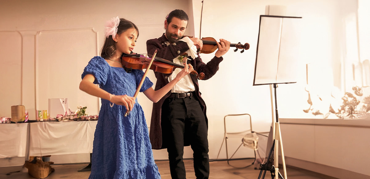 Enis Hotaj Geige Warum jedes Kind ein Instrument lernen sollte